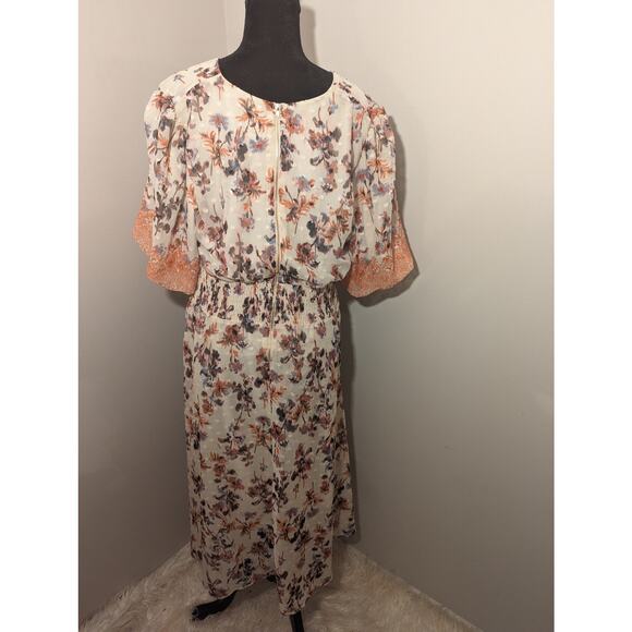 Maison Tara floral dress Sz XL - Picture 3 of 7